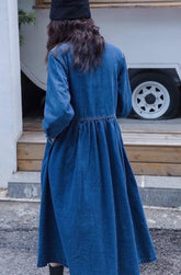 Luna Denim Dress ( Belt Included)